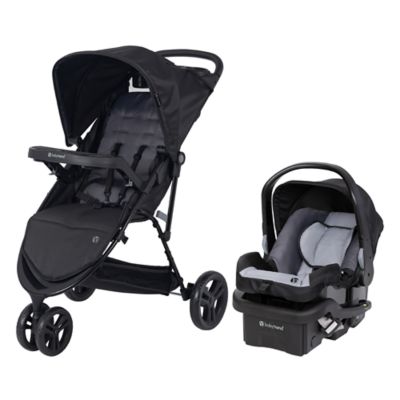 Kids Baby Trend Venture 3-Wheel Stroller Travel System with EZ-Liftâ¢ Infant Car Seat, Black