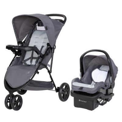 Baby Trend Kids Venture 3-Wheel Stroller Travel System - Stellar Grey