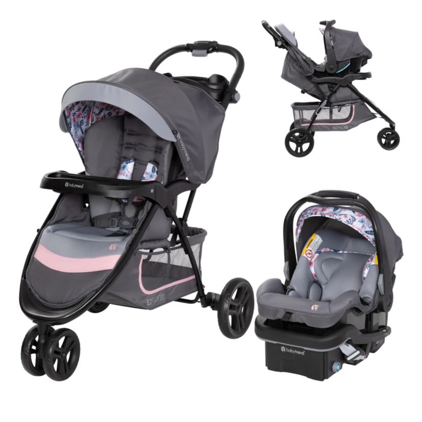 EZ Ride SE Travel System with Secure-Lift Infant Car Seat - Bluebell