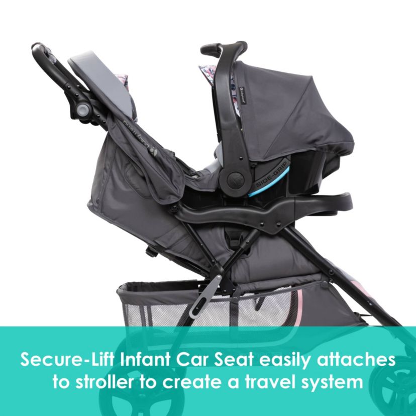 EZ Ride SE Travel System with Secure-Lift Infant Car Seat - Bluebell