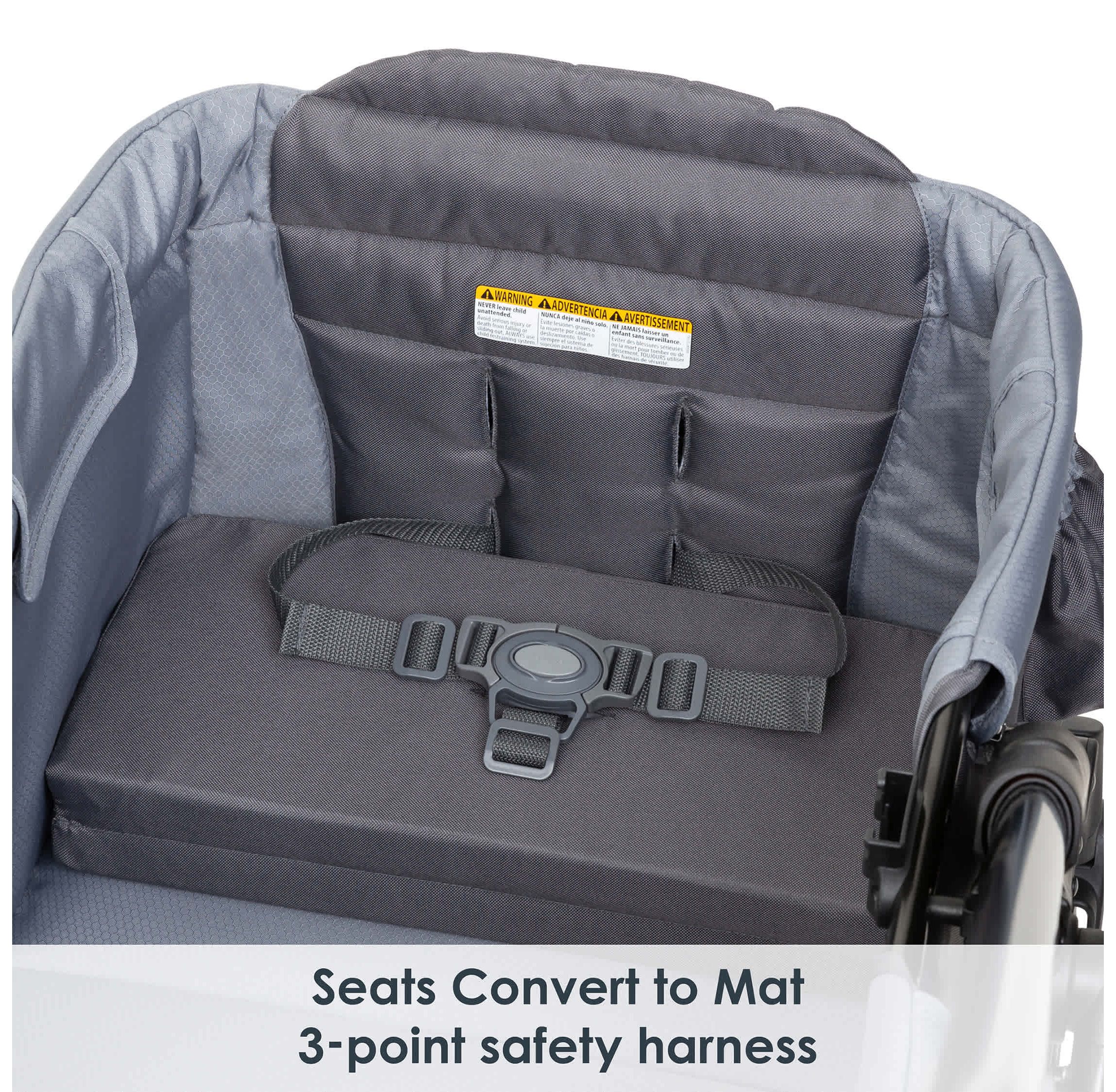 Baby Trend Expedition 2-in-1 Stroller Wagon PLUS - Ultra Gray