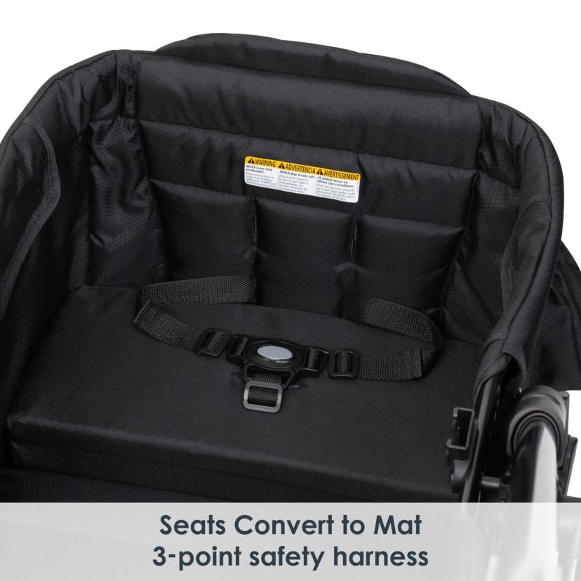 Baby Trend Expedition 2-in-1 Stroller Wagon PLUS - Ultra Black
