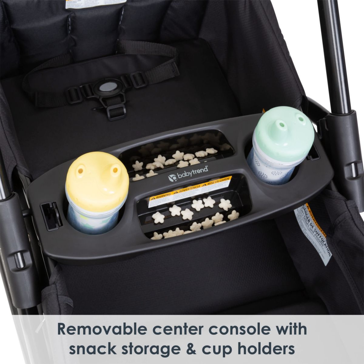 Baby Trend Expedition 2-in-1 Stroller Wagon PLUS - Ultra Black