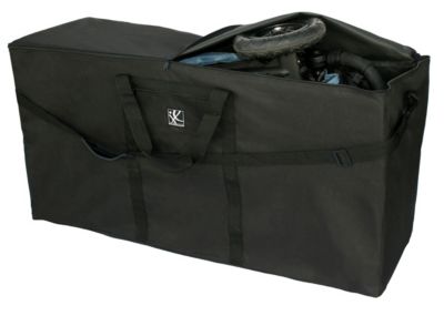 J.L. Childress Kids Single & Double Stroller Travel Bag, Black