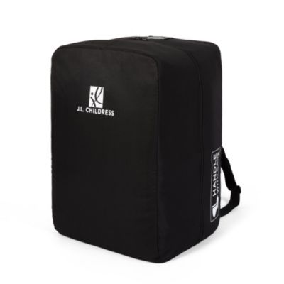 J.L. Childress Kids Elite Padded Travel Bag for Infant Car Seat & Stroller Combo, Black