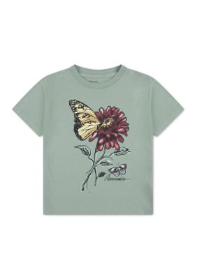 abercrombie kids Kids toddler flower graphic t-shirt, 2T