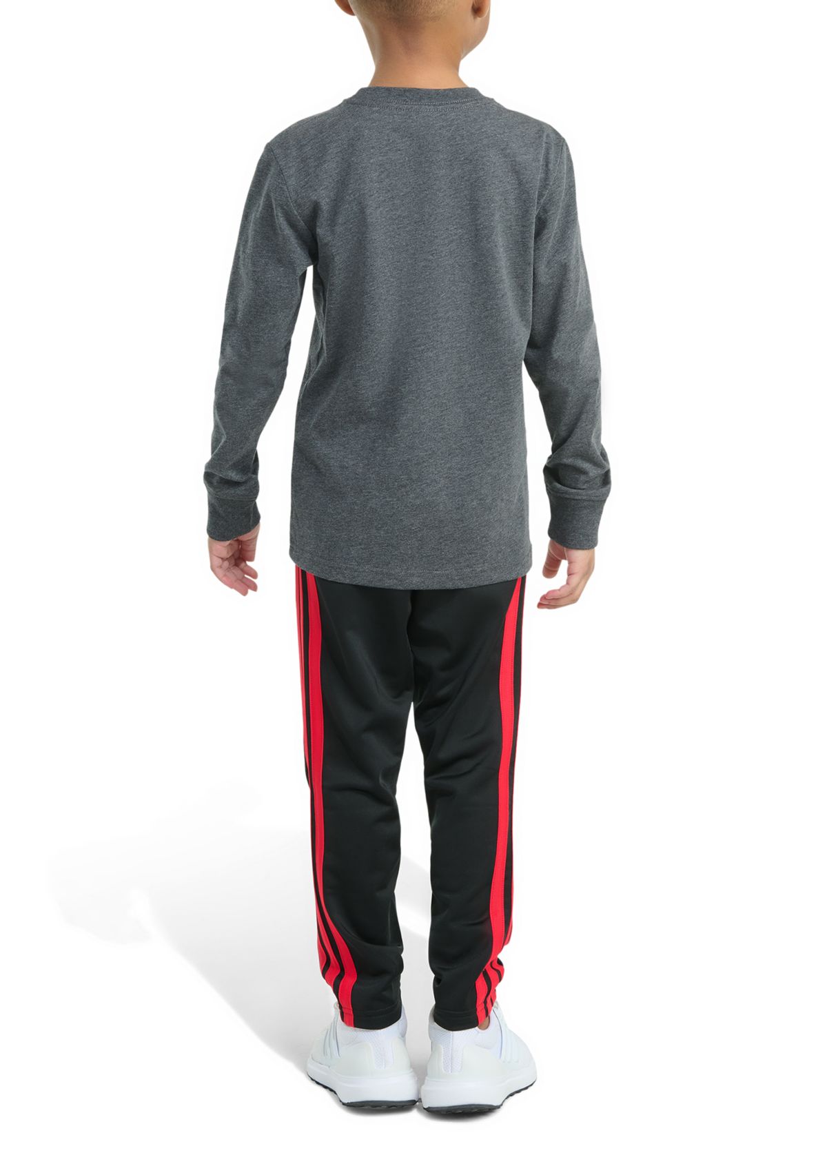 Toddler Boys Two Piece Long Sleeve Sport Graphic T-Shirt and Pants Set