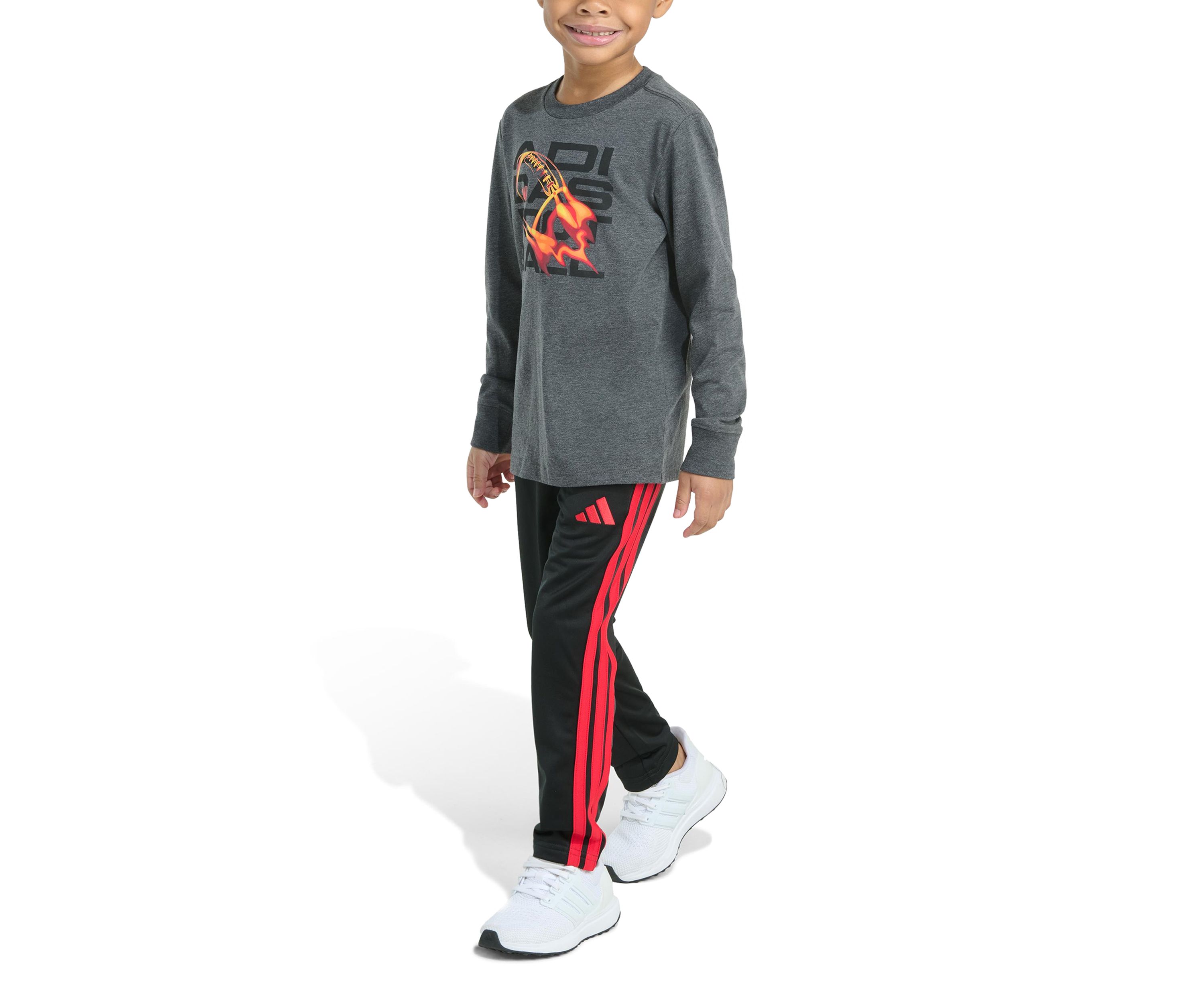Toddler Boys Two Piece Long Sleeve Sport Graphic T-Shirt and Pants Set
