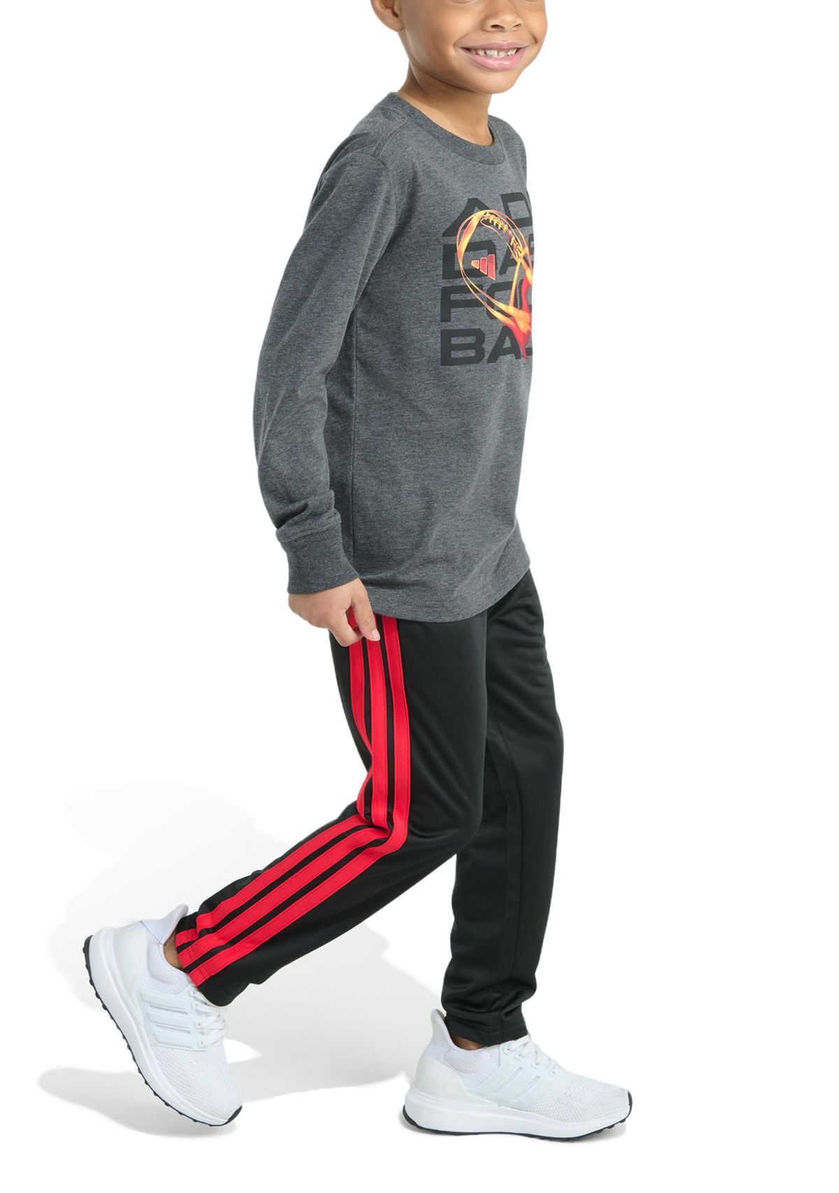 Toddler Boys Two Piece Long Sleeve Sport Graphic T-Shirt and Pants Set