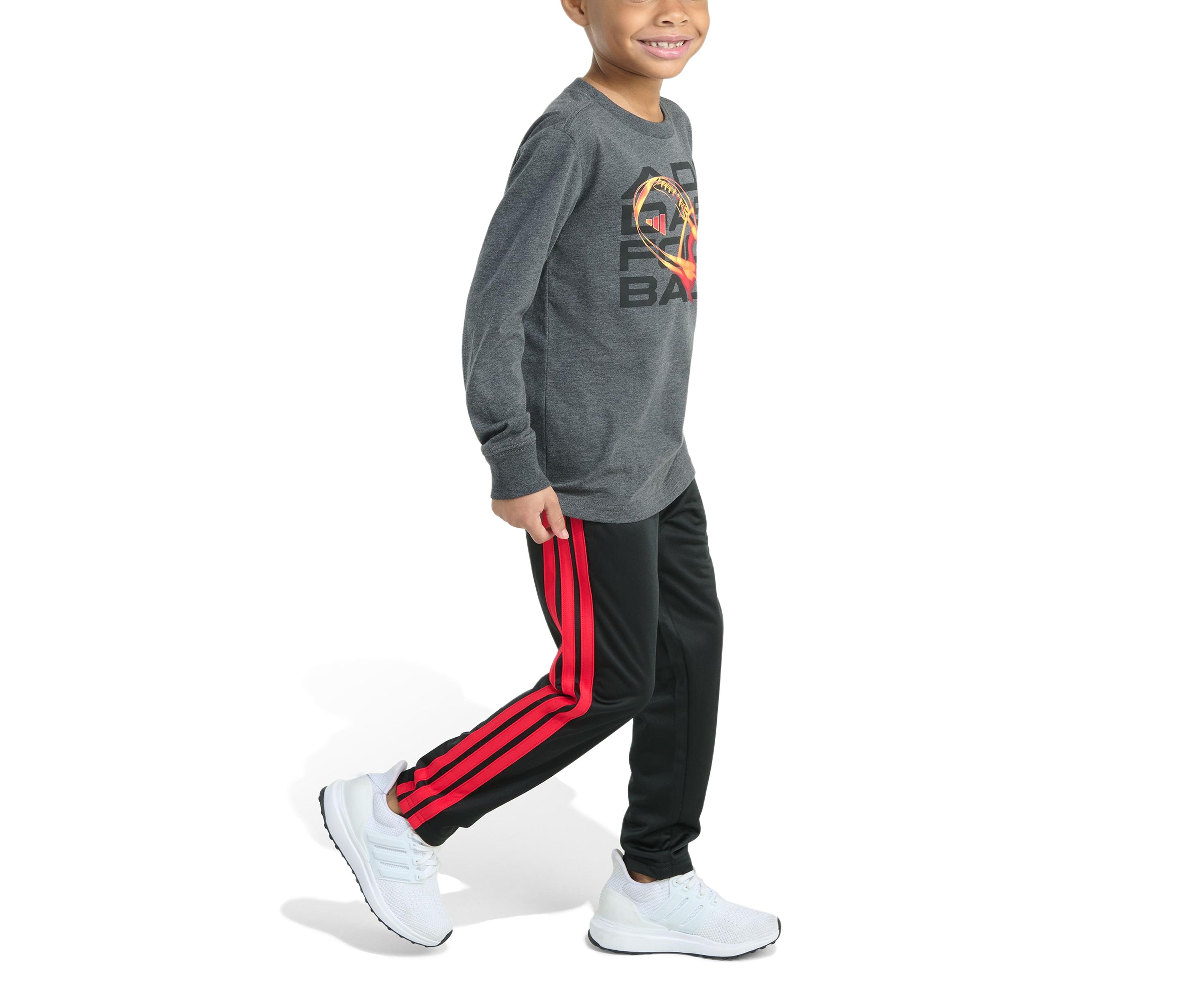 Toddler Boys Two Piece Long Sleeve Sport Graphic T-Shirt and Pants Set