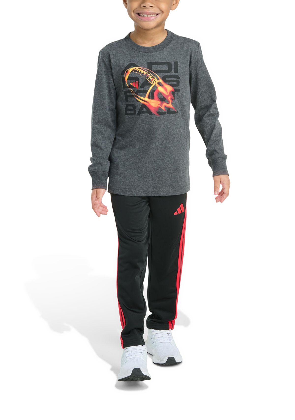 Baby Boys Two Piece Long Sleeve Sport Graphic T-Shirt & Pants Set