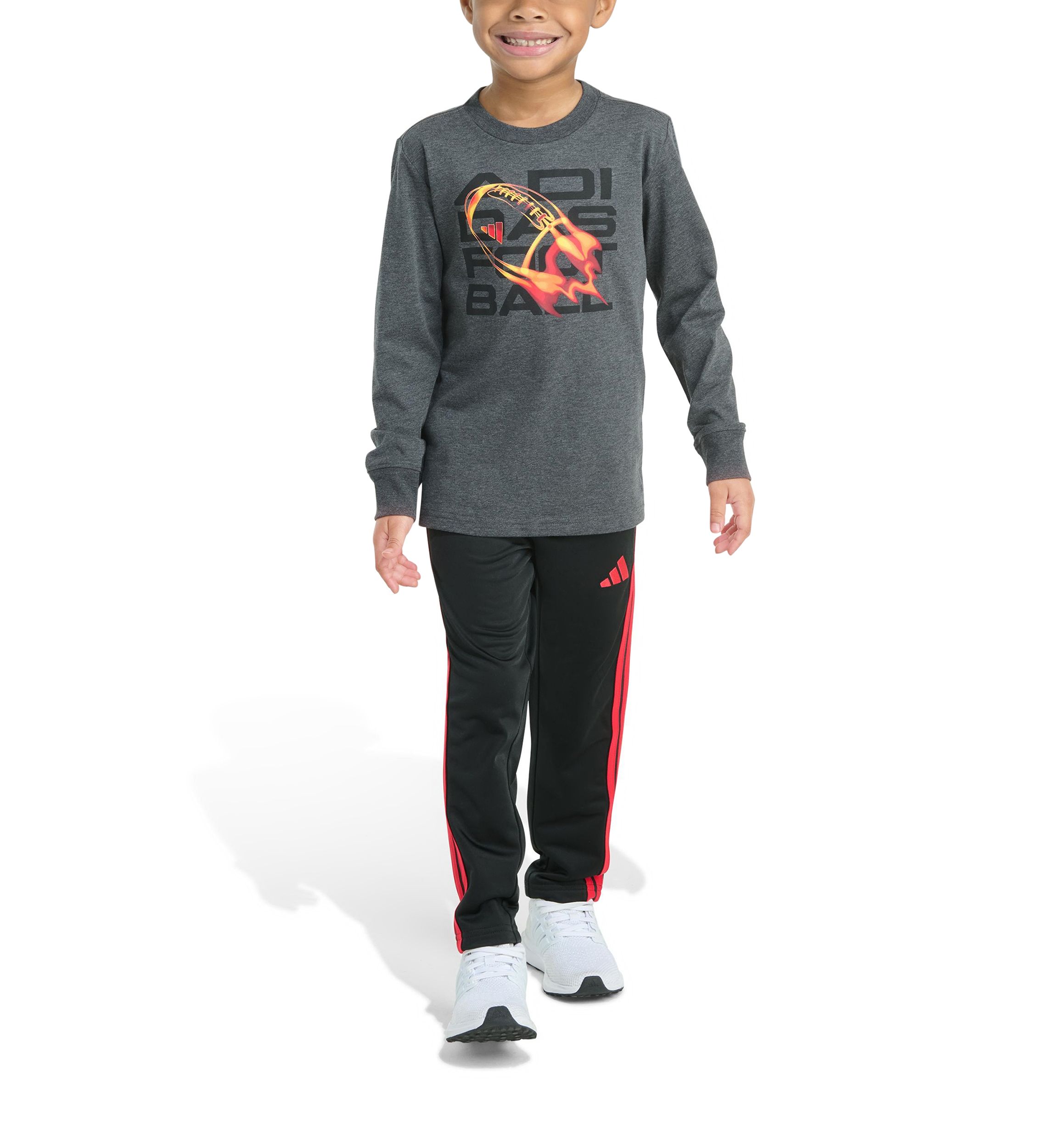 Baby Boys Two Piece Long Sleeve Sport Graphic T-Shirt & Pants Set