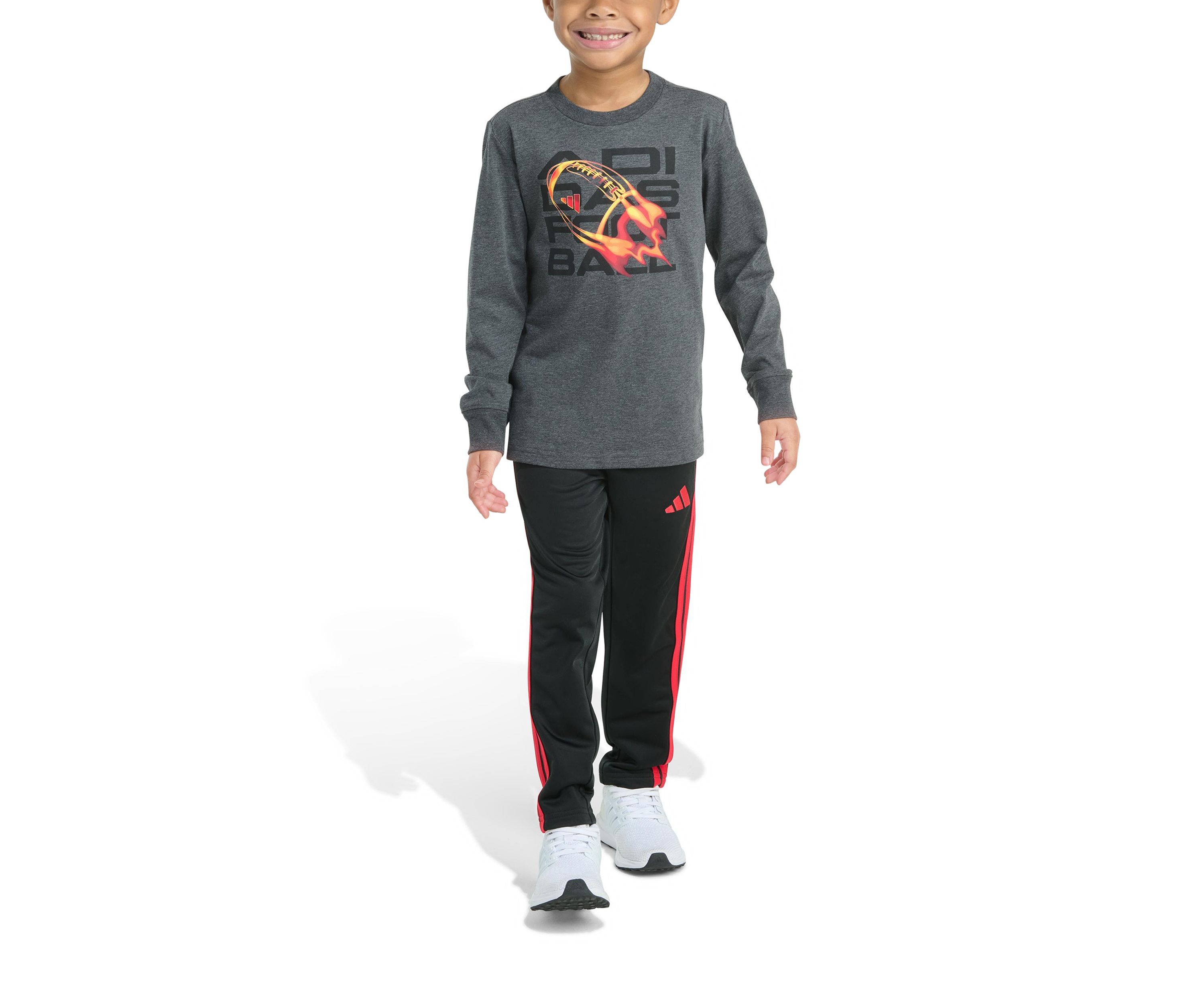 Baby Boys Two Piece Long Sleeve Sport Graphic T-Shirt & Pants Set