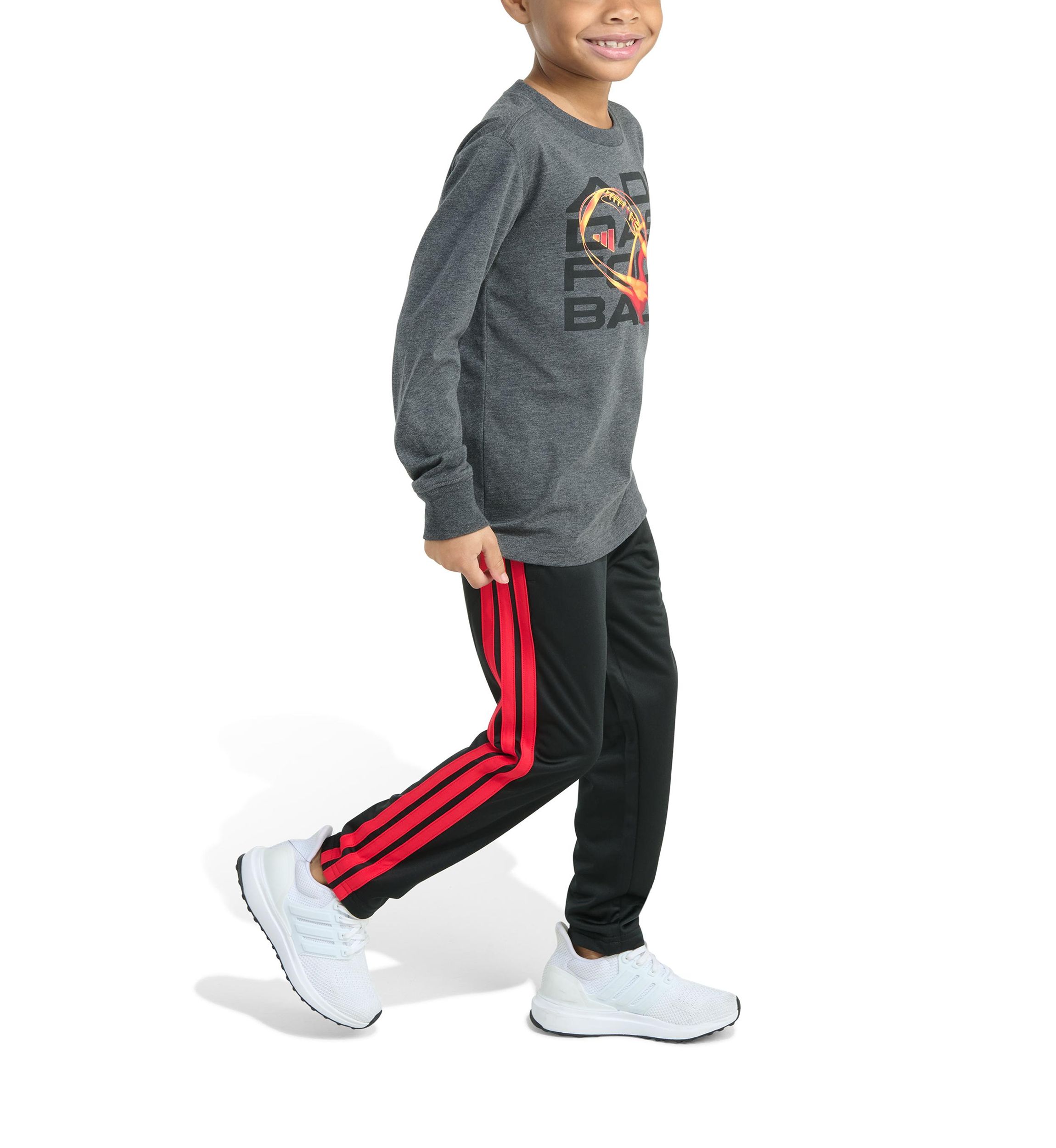 Baby Boys Two Piece Long Sleeve Sport Graphic T-Shirt & Pants Set