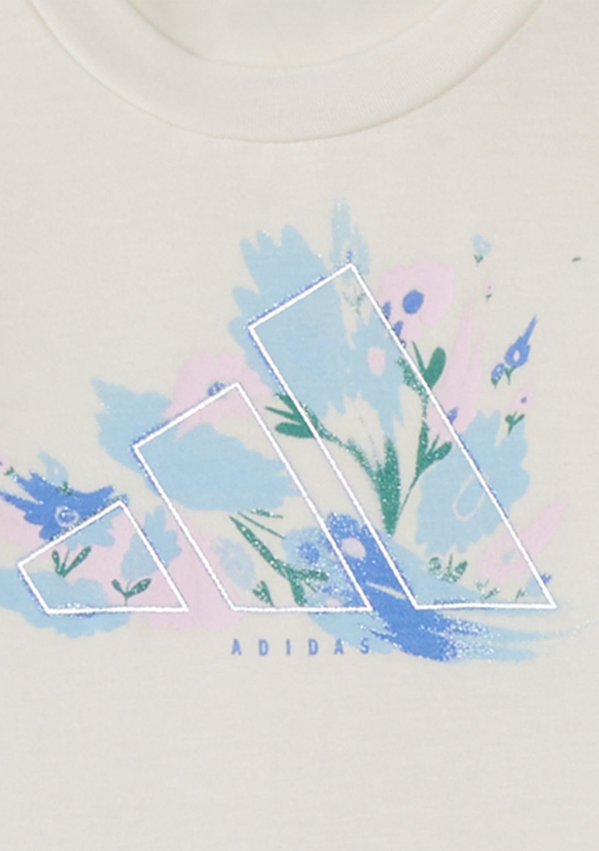 Baby Girls Two Piece Long Sleeve T-Shirt & Glitter Leggings Set