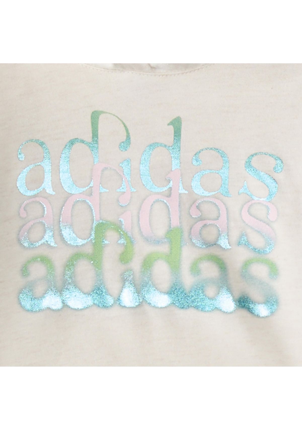 Girls 4-6x Two Piece Long Sleeve Hooded Heather T-Shirt and Printed Leggings Set 