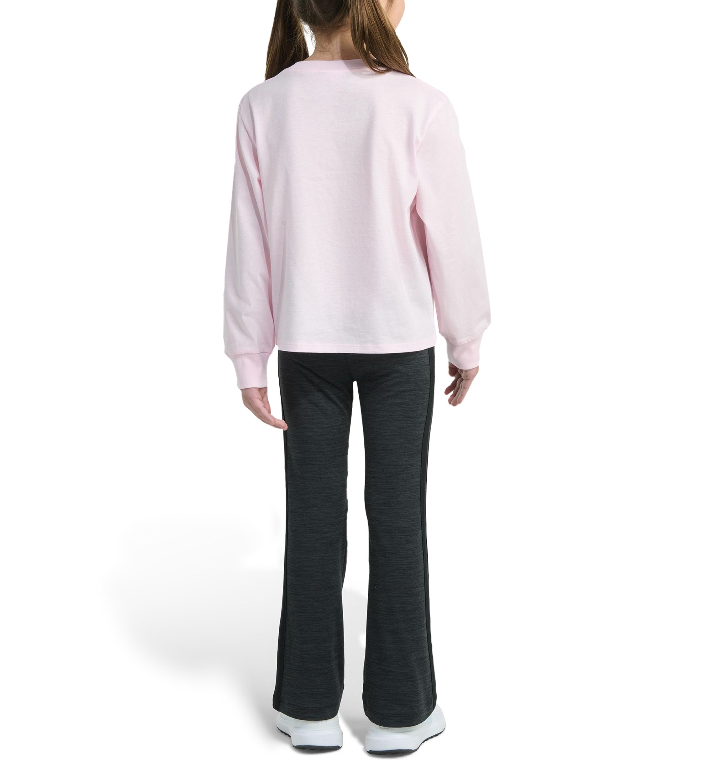 Toddler Girls Two Piece Long Sleeve Graphic T-Shirt and Flare Pants Set