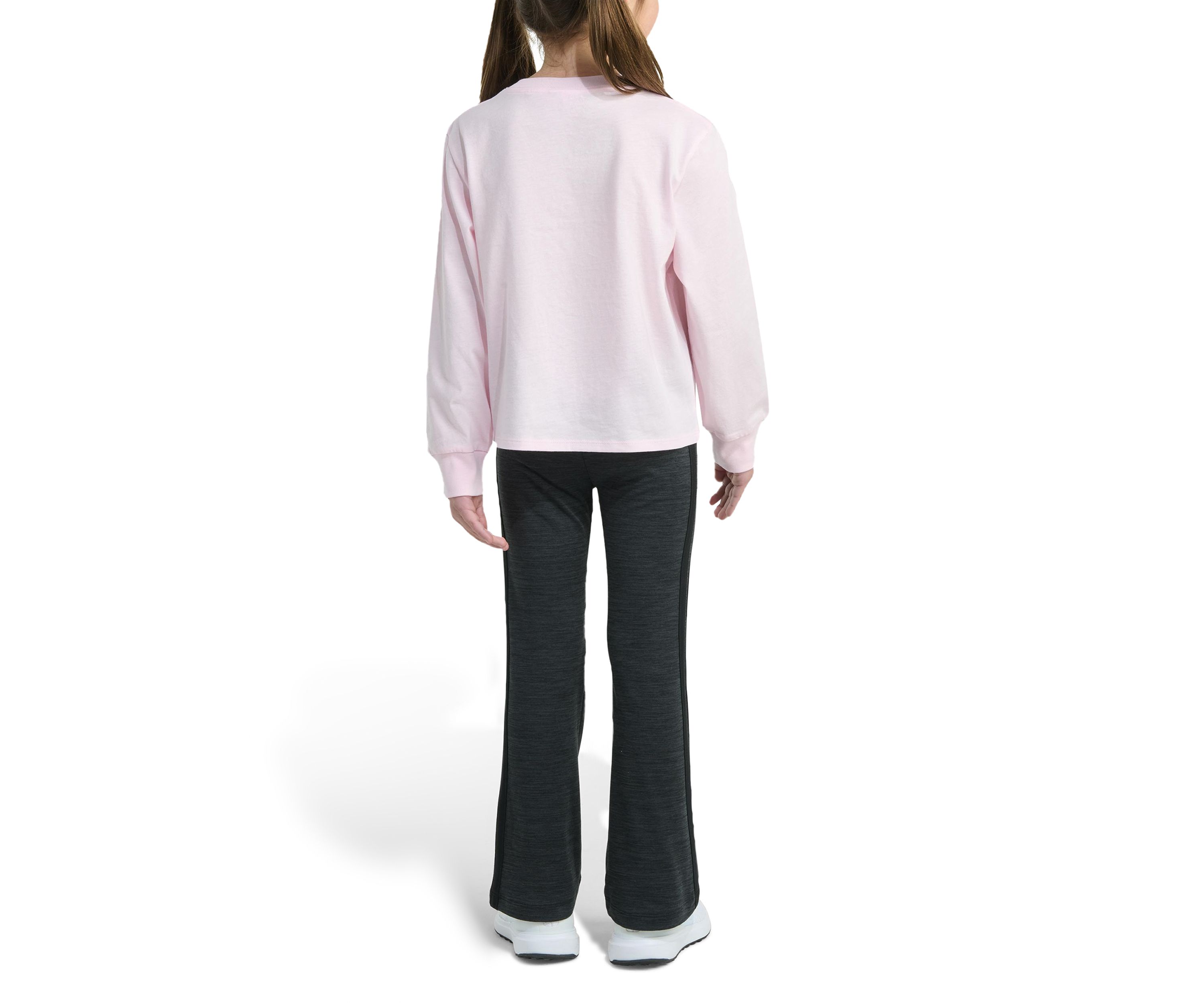 Toddler Girls Two Piece Long Sleeve Graphic T-Shirt and Flare Pants Set