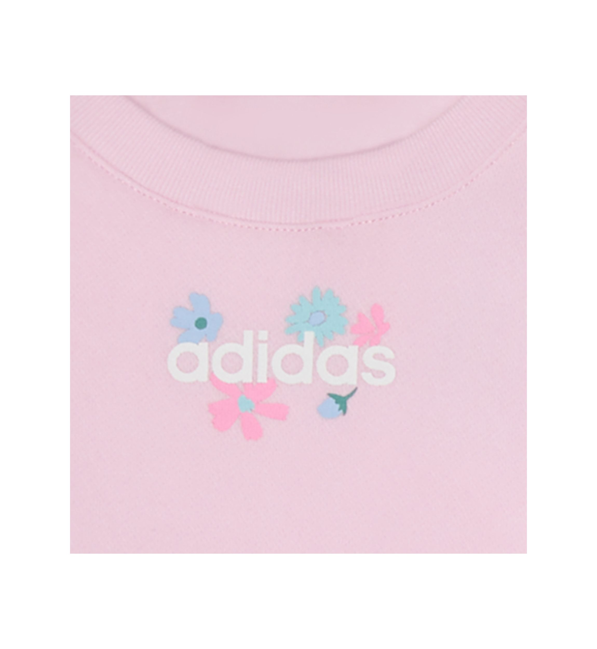 Baby Girls Two Piece Long Sleeve Crew Neck Fleece Pullover and Ribbed Flare Pants Set