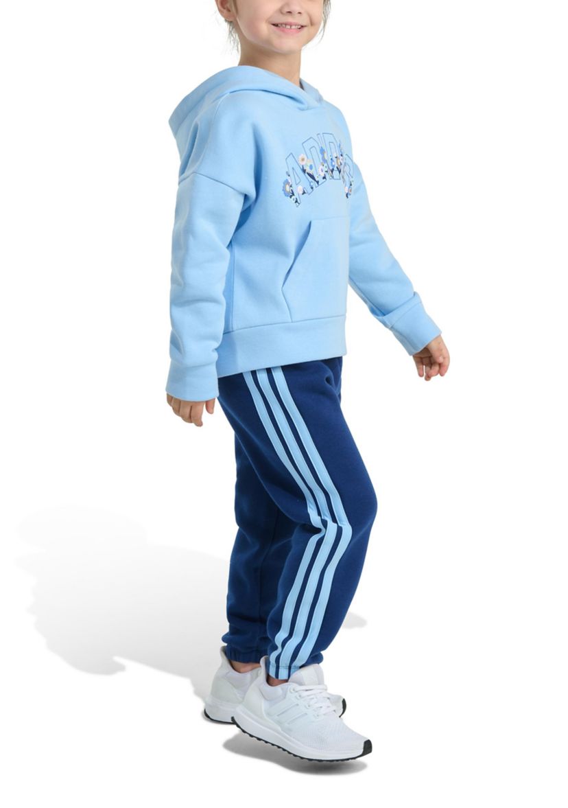 Toddler Boys Two Piece Long Sleeve Hooded Pullover & Joggers Set