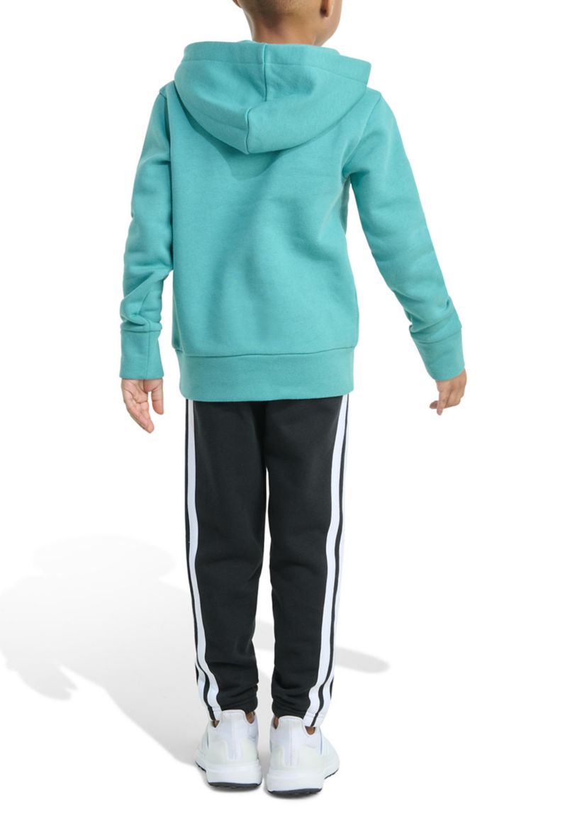 Toddler Boys Two Piece Long Sleeve Graphic Fleece Pullover & Joggers Set