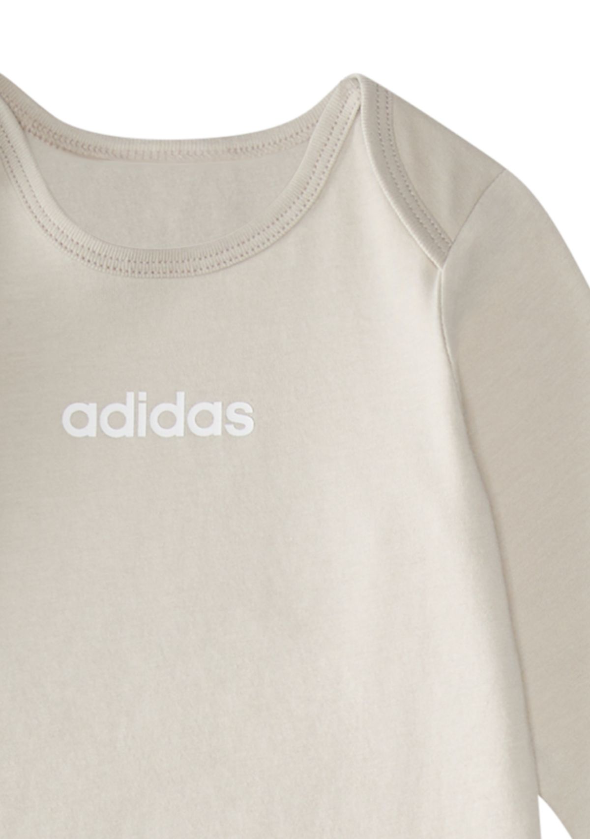 Baby Girls Three Piece Linear Logo Bodysuit & Pants Set