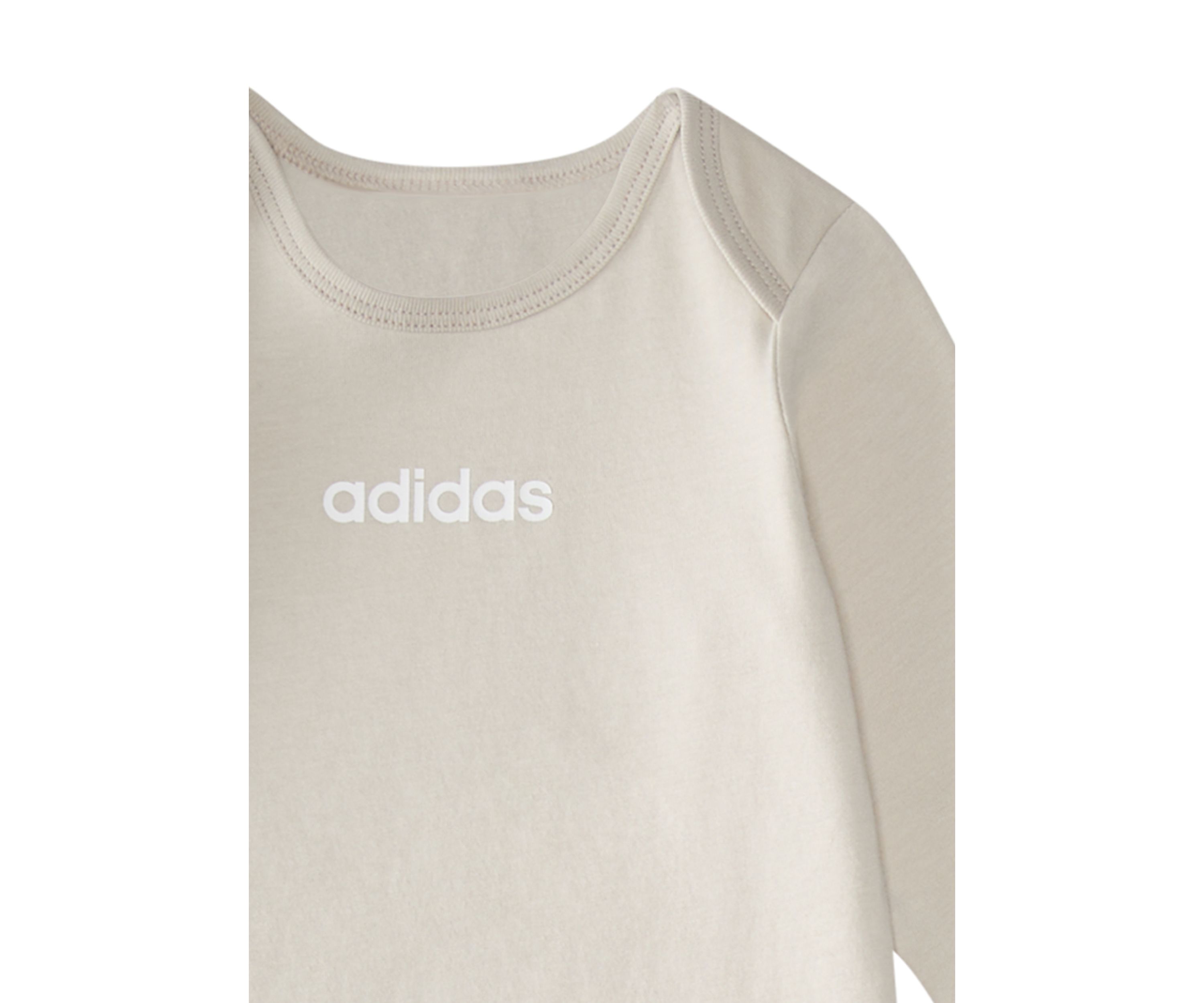 Baby Girls Three Piece Linear Logo Bodysuit & Pants Set