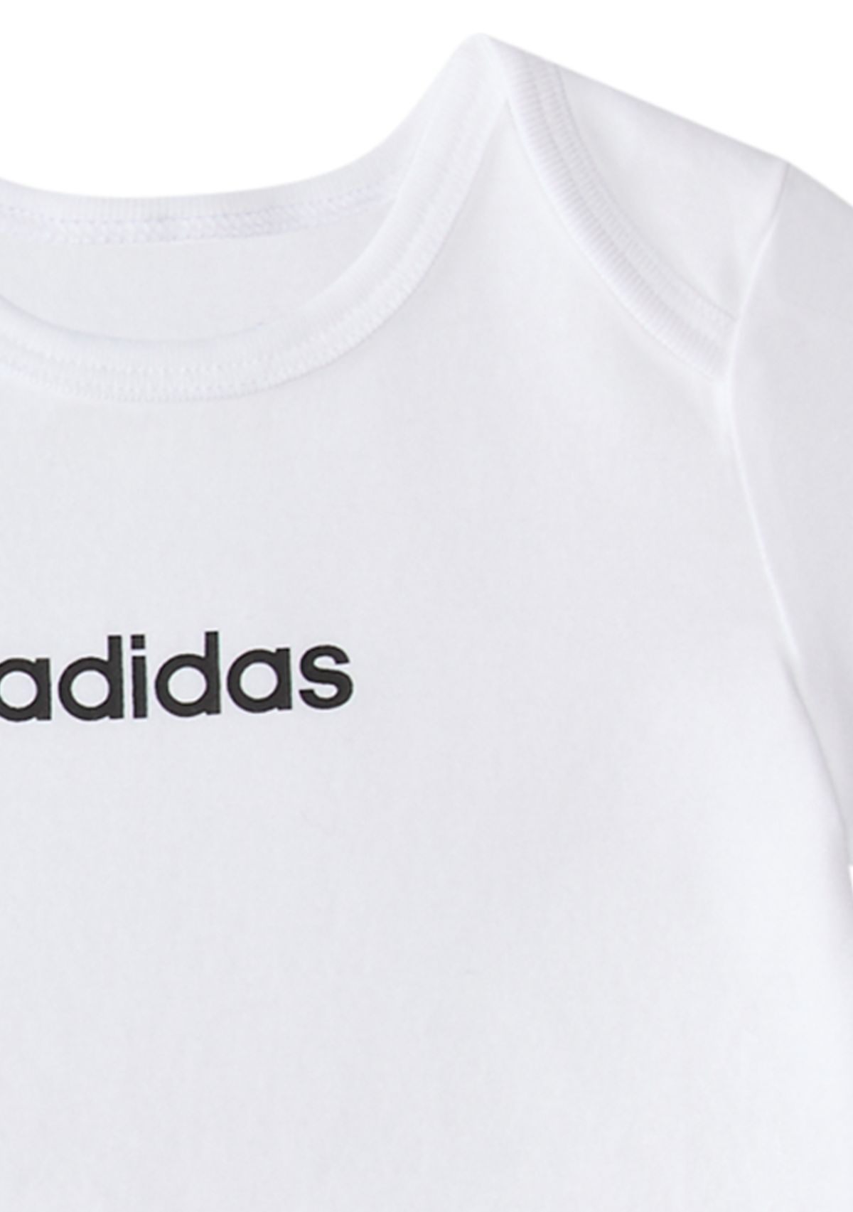 Baby Boys Three Piece Linear Logo Heather Bodysuit & Pants Set