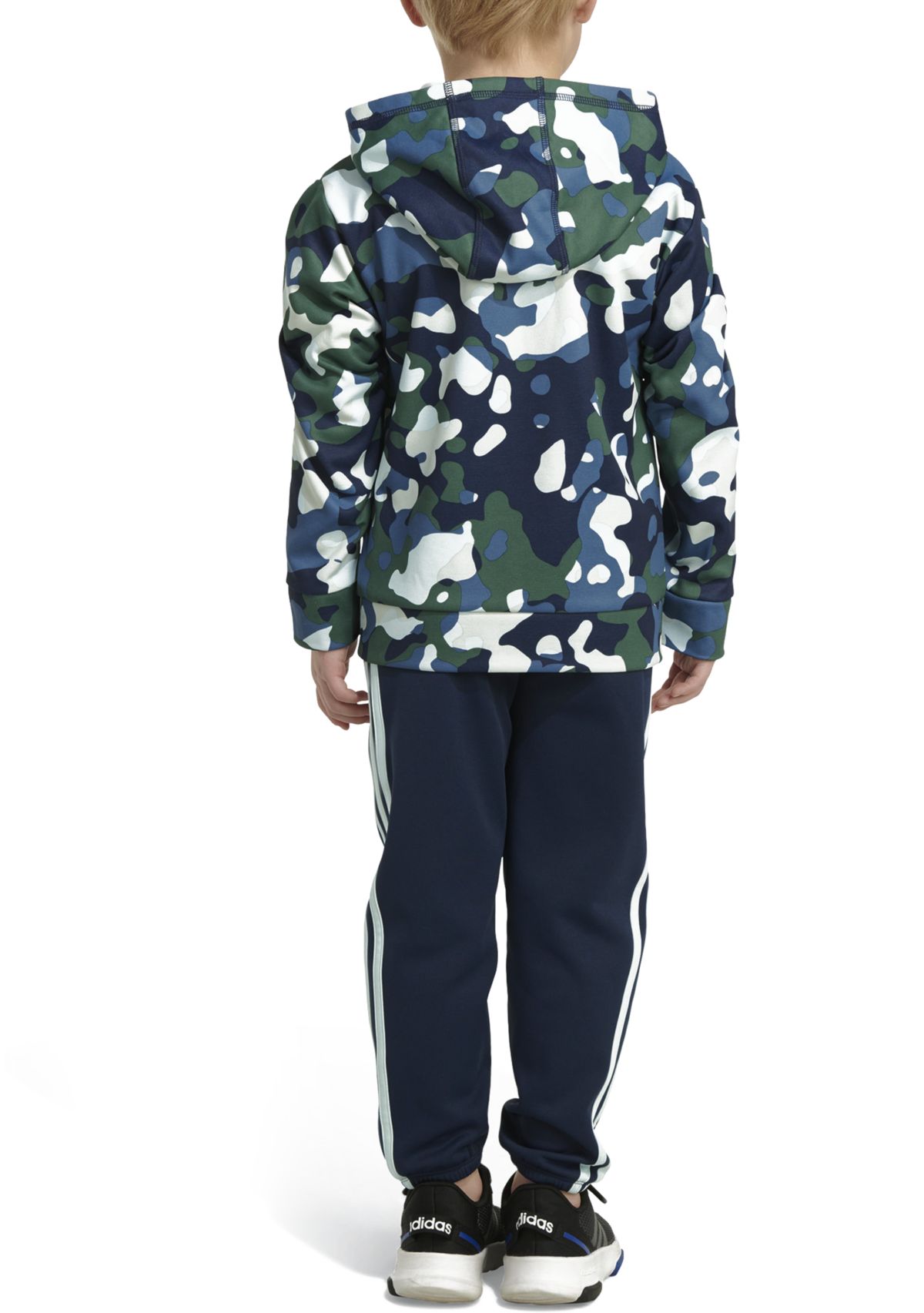 Toddler Boys Long Sleeve Camo Fleece Hoodie Set