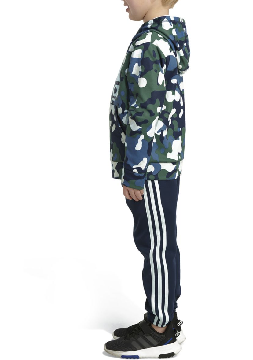 Toddler Boys Long Sleeve Camo Fleece Hoodie Set