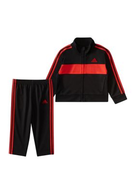 Toddler Adidas Little Boys Basic Tricot Jacket and Pants Set, 2