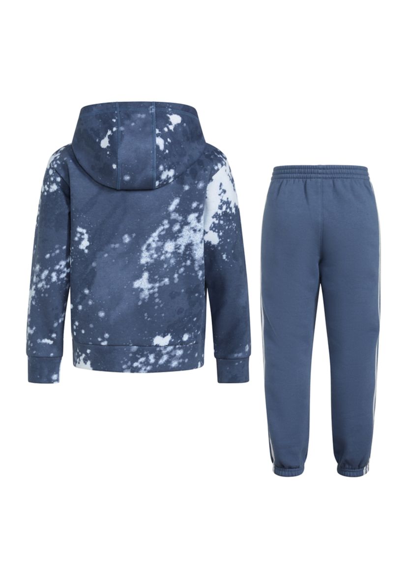 Boys 4-7 2 Piece Printed Hooded Pullover and Joggers Set