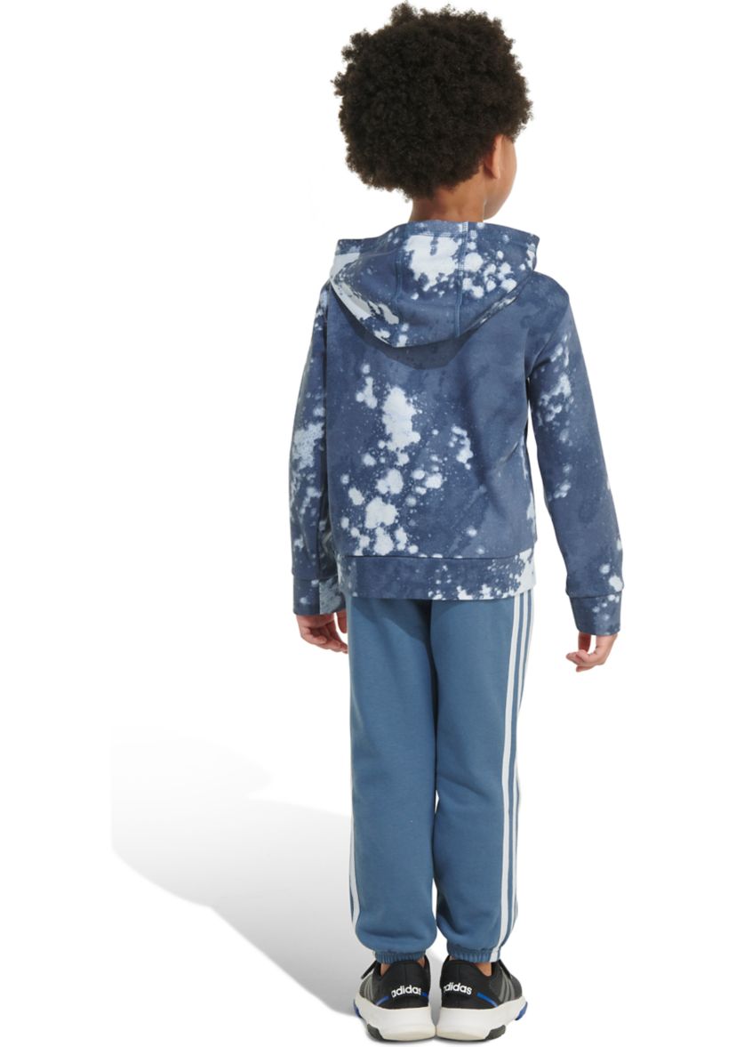 Boys 4-7 2 Piece Printed Hooded Pullover and Joggers Set