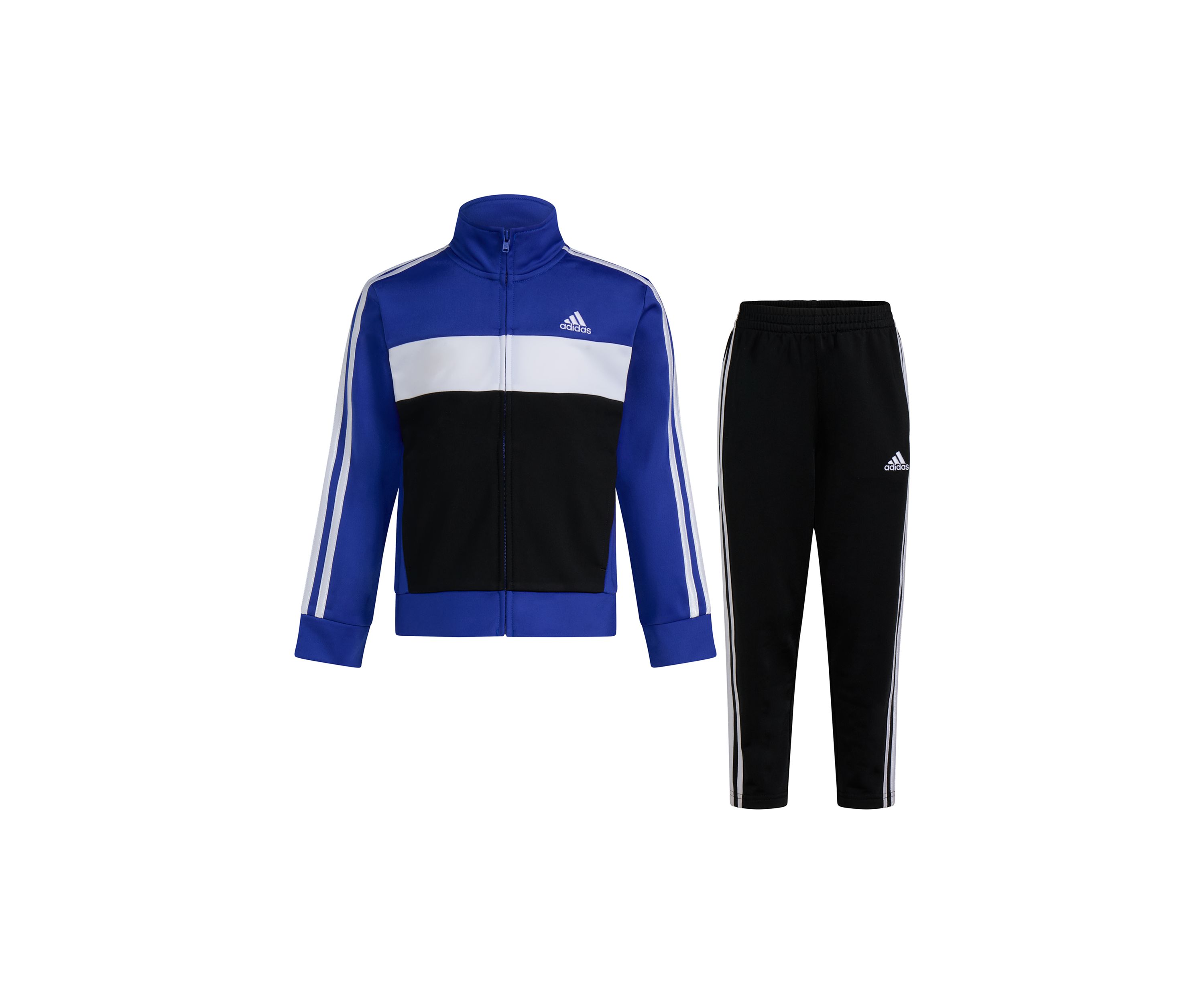 Boys 4-7 2 Piece Color Block Tricot Jacket & Pants Set