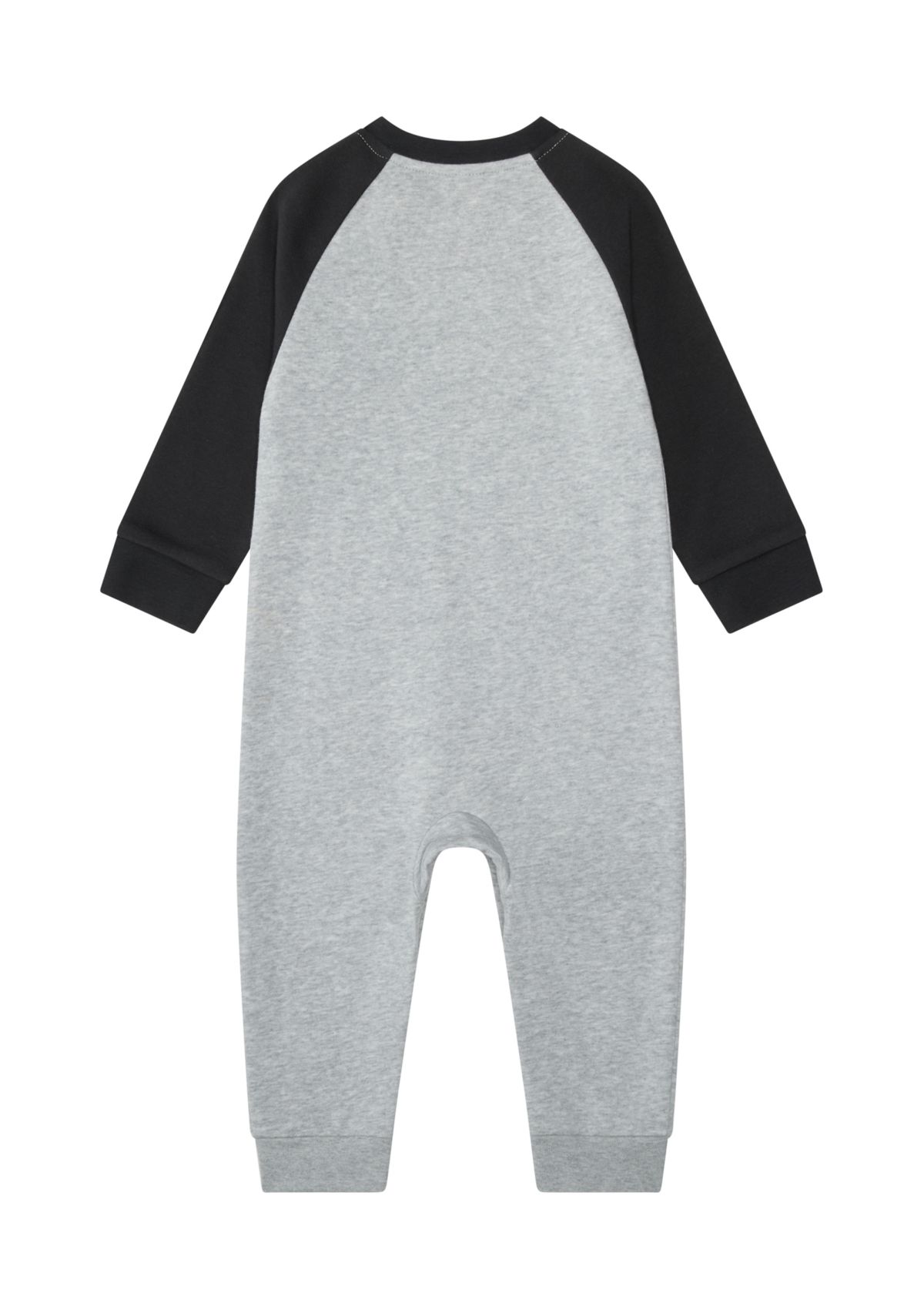 Baby Boys Long Sleeve Color Blocked French Terry Coverall
