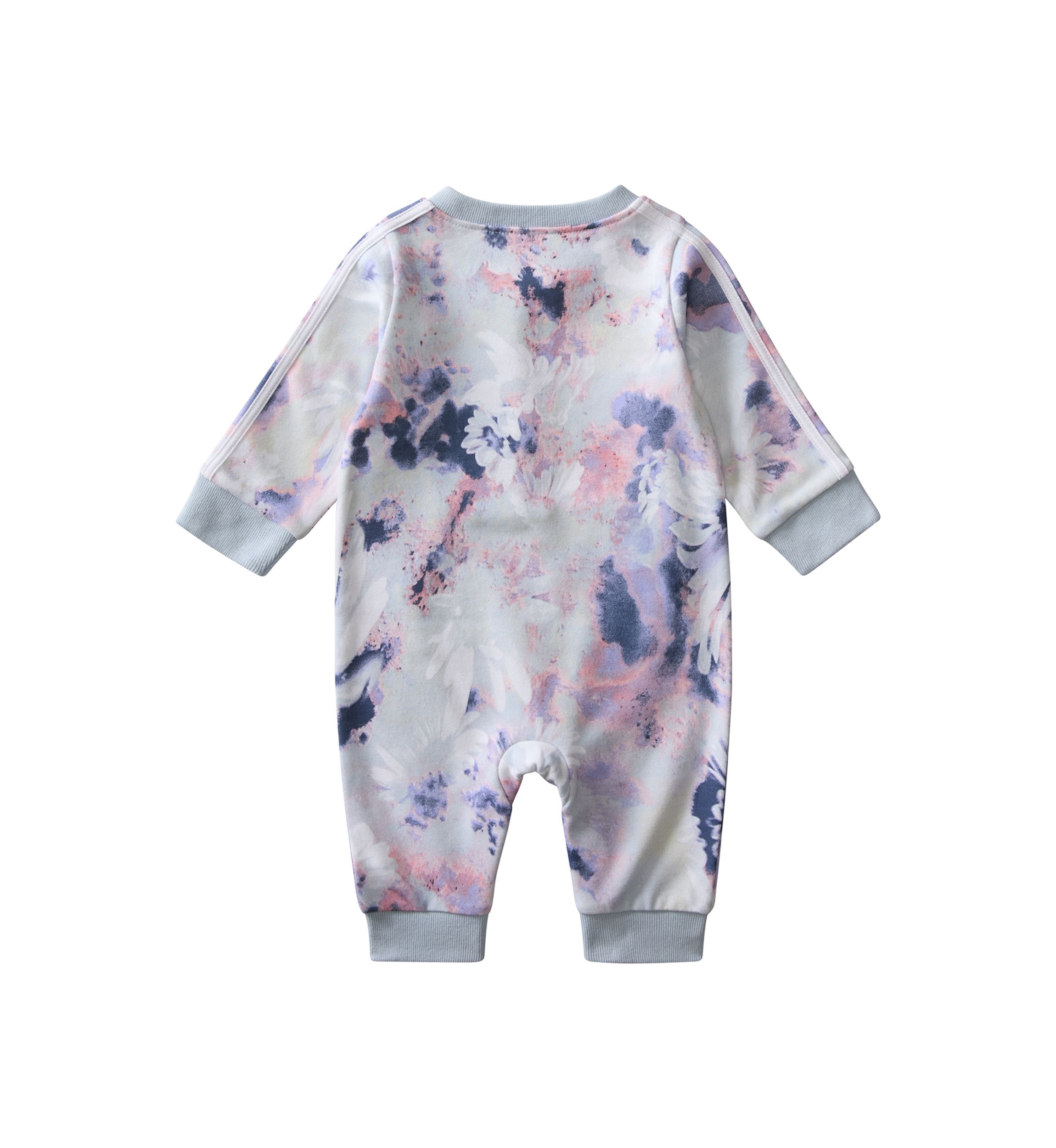 Baby Boys Long Sleeve Printed French Terry Ruffle Pocket Coverall