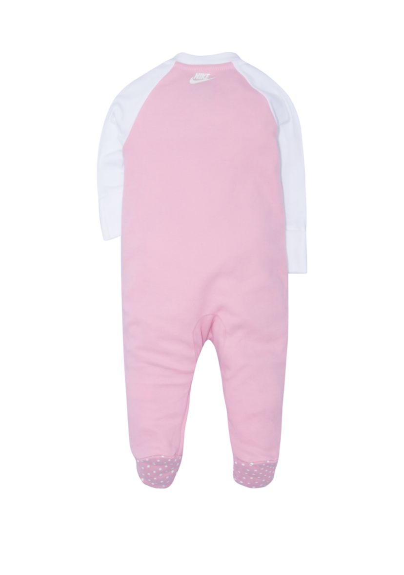 Baby Girls Futura Dot Footed Coverall