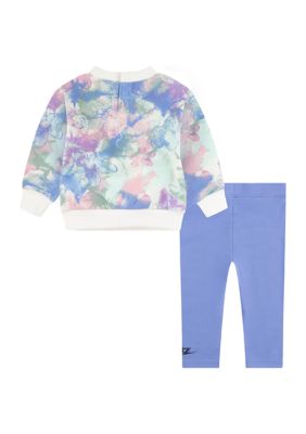 Nike Sci-Dye Crew and Leggings Set Little Kids 2-Piece Set