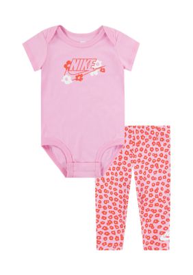 Baby Girl Carter's 3-Piece Fox Sweatshirt, Bodysuit, & Floral Leggings