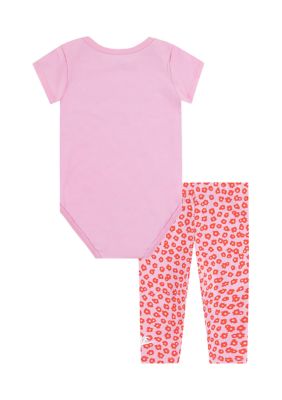 Baby Girl Carter's 3-Piece Fox Sweatshirt, Bodysuit, & Floral Leggings
