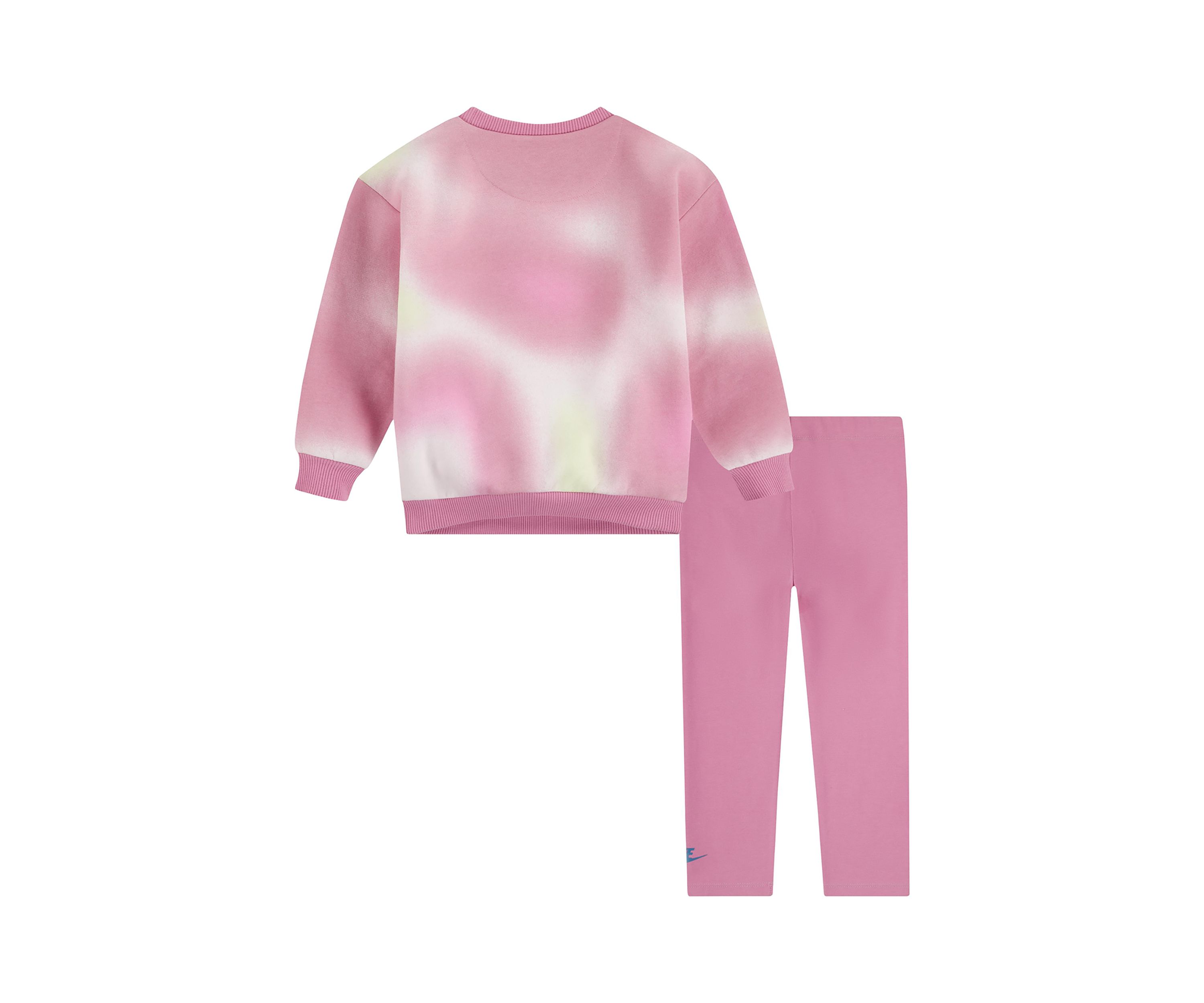 Baby Girls Solarized Printed Sweatshirt and Leggings Set