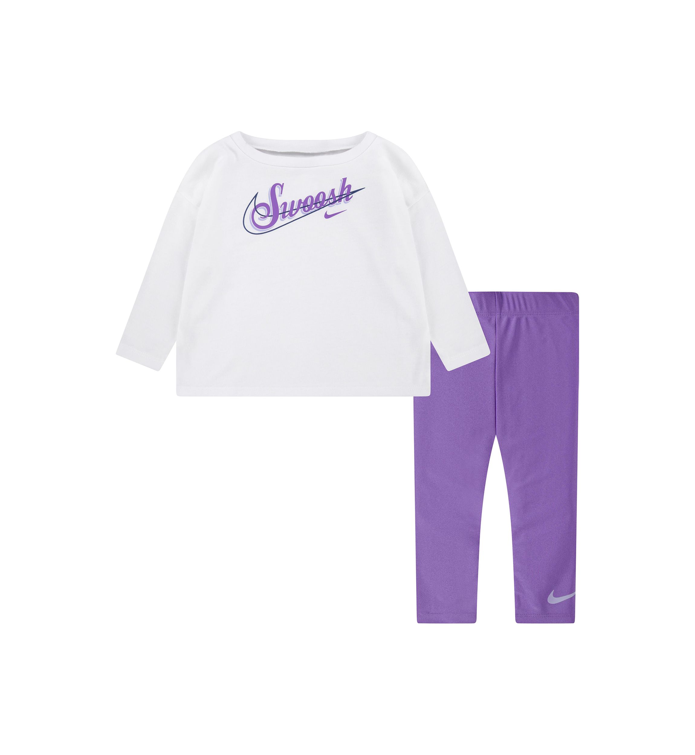 Baby Girls Graphic Sweatshirt and Shine Leggings Set