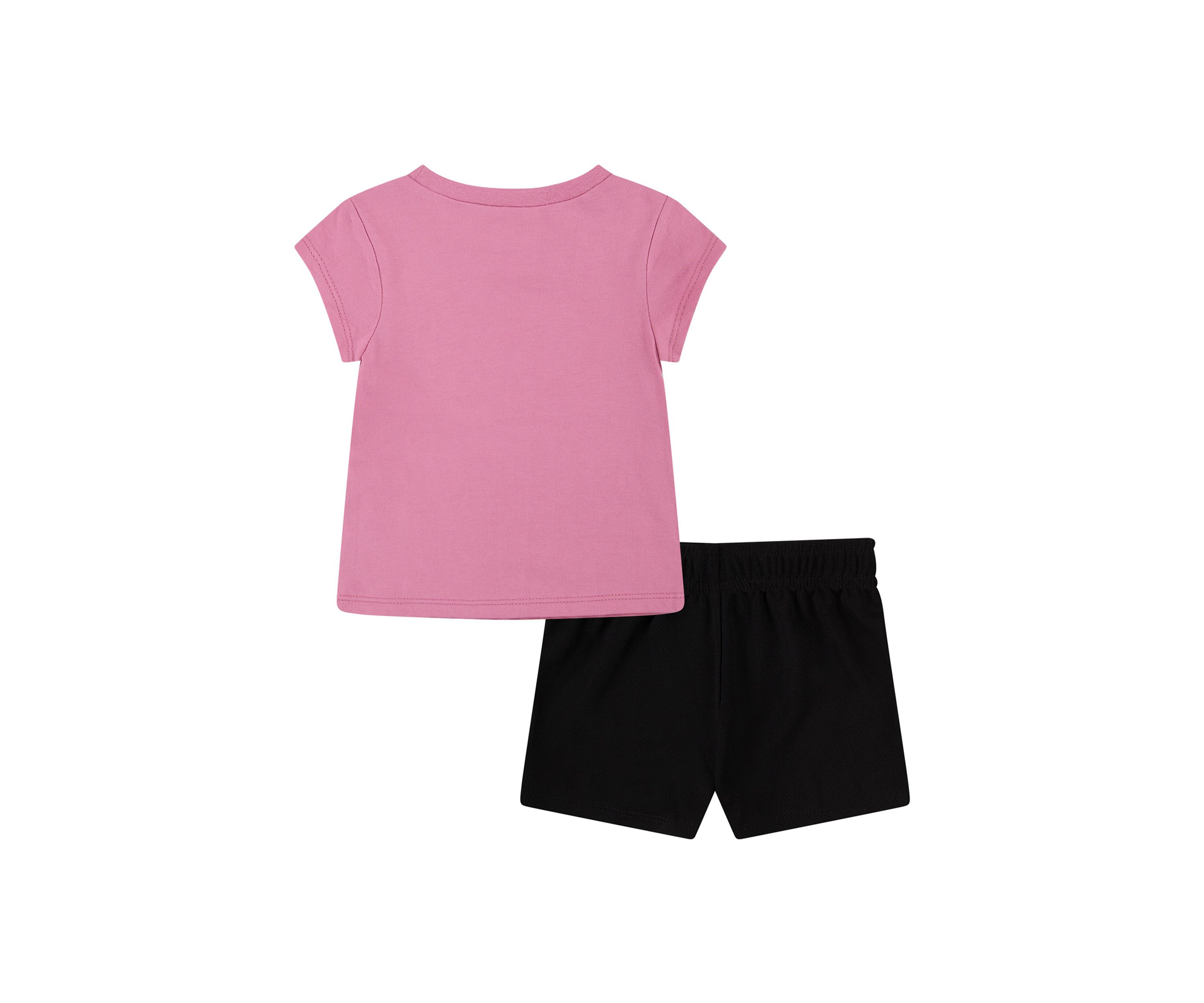 Baby Girls Femme Pop Graphic T-Shirt and Shorts Set