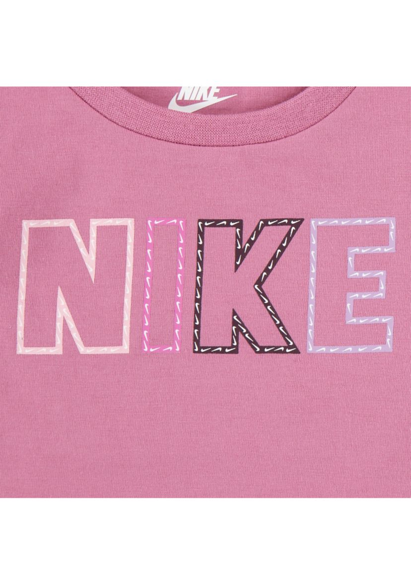 Baby Girls Femme Pop Graphic T-Shirt and Shorts Set