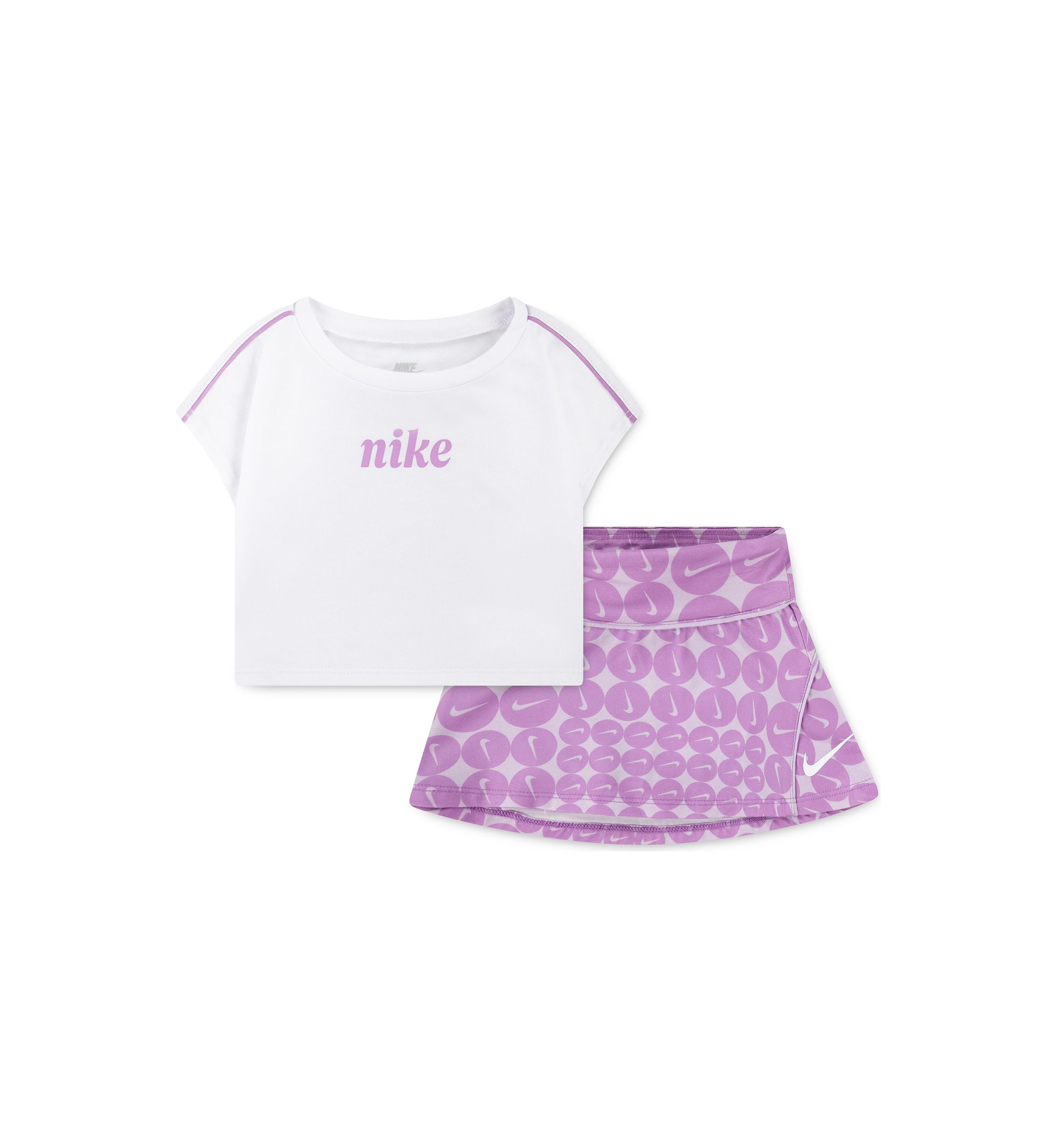 Baby Girls Drapey Jersey Skort Set
