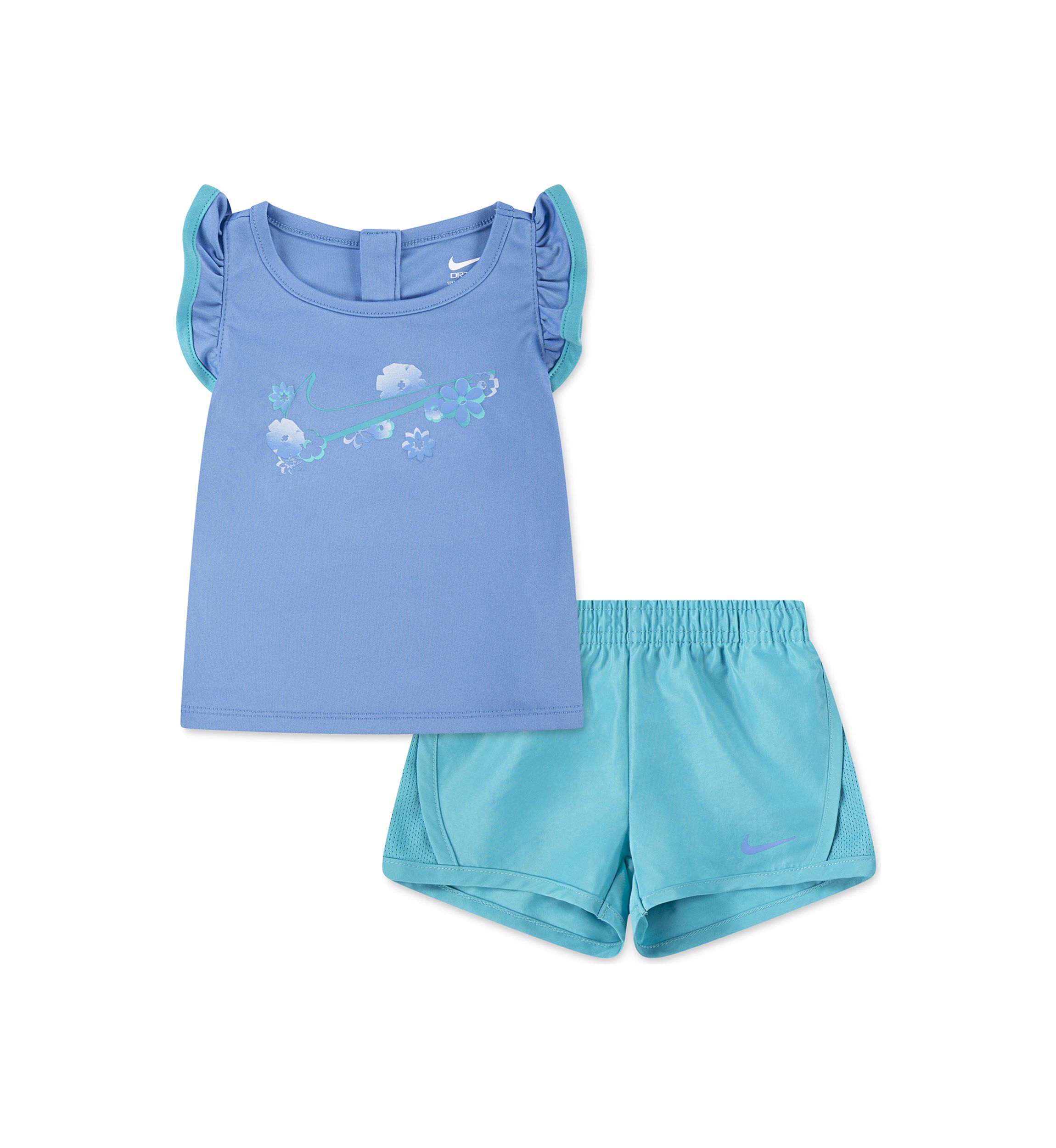 Baby Girls DriFit Interlocked Shirt Set