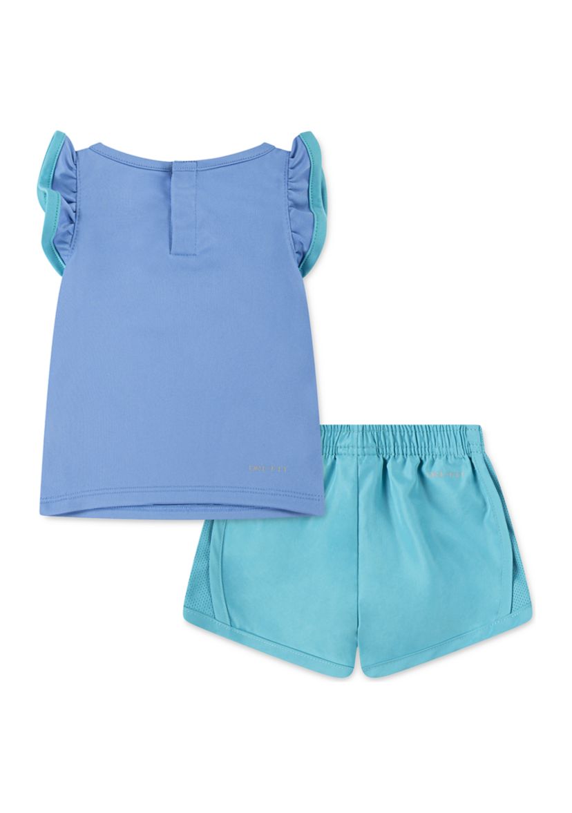 Baby Girls DriFit Interlocked Shirt Set