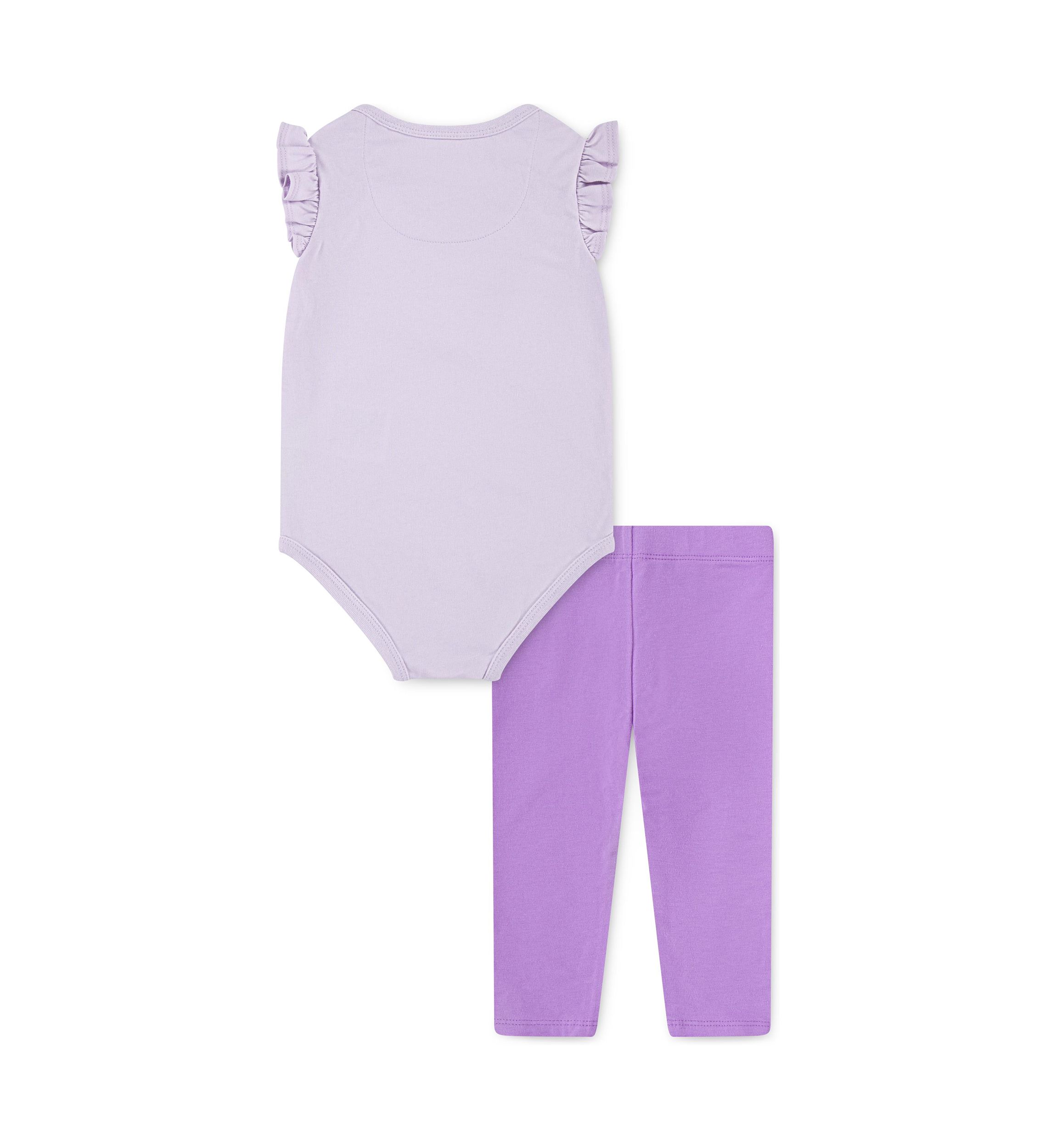 Baby Girls Cotton Stretch Bodysuit and Leggings