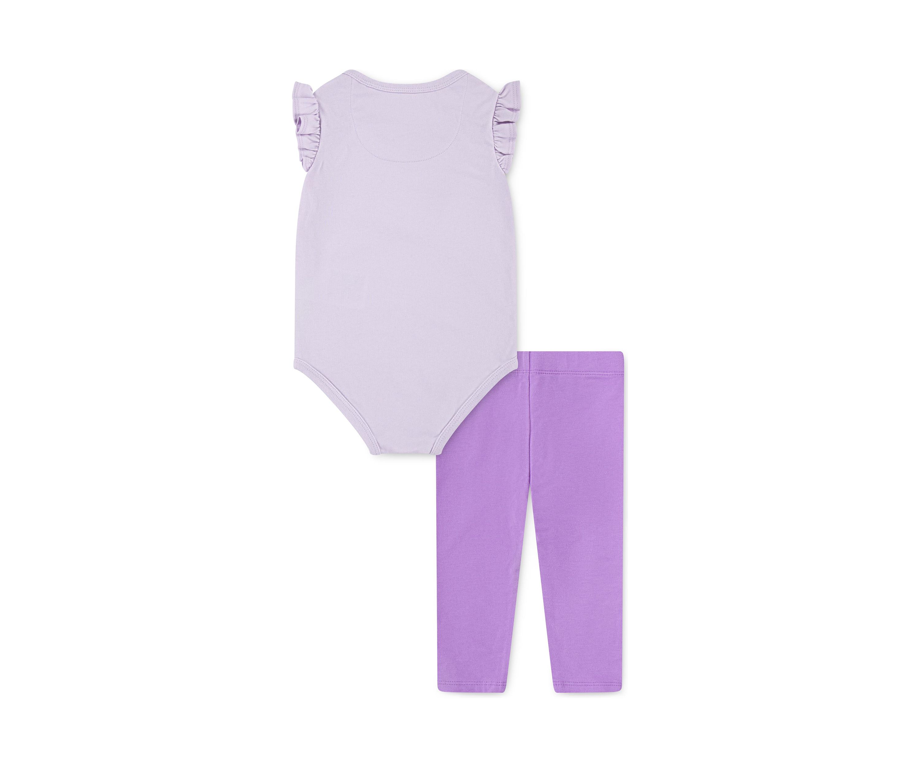 Baby Girls Cotton Stretch Bodysuit and Leggings