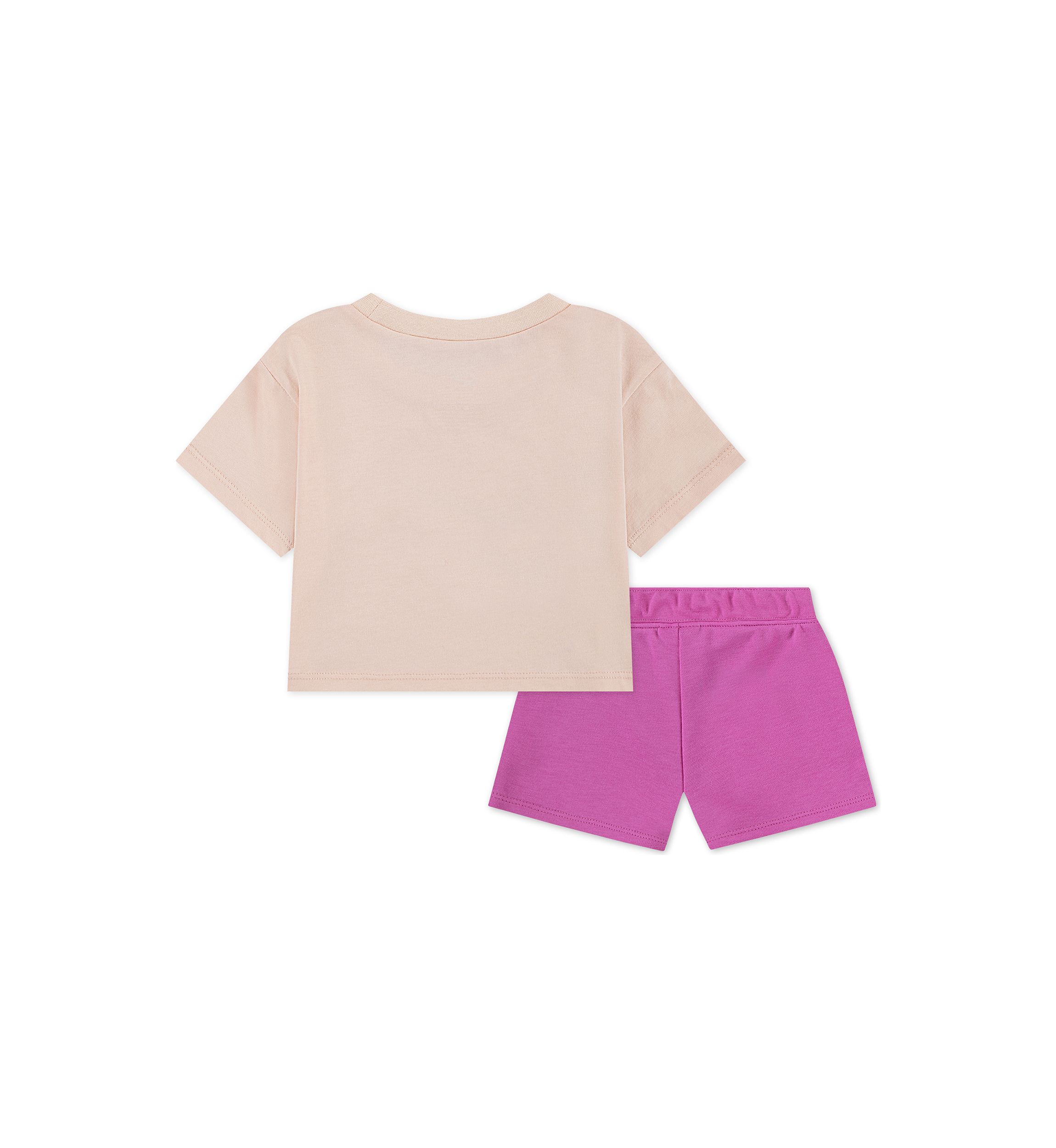 Baby Girls Cropped T-Shirt and Shorts Set
